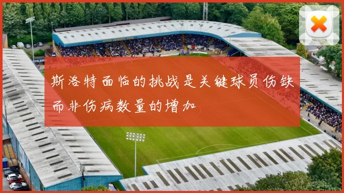 斯洛特面临的挑战是关键球员伤缺而非伤病数量的增加